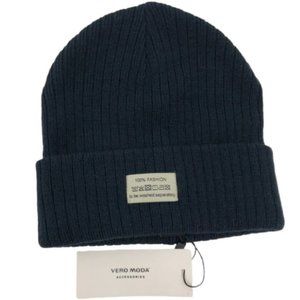 NWT Vero Moda Night Sky 100% Fashion Vmibi Beanie OS